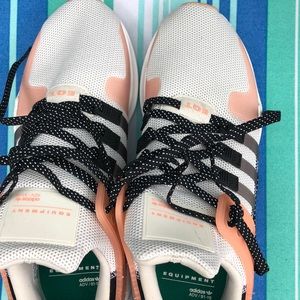 Womens Adidas EQT Pink/Black/White